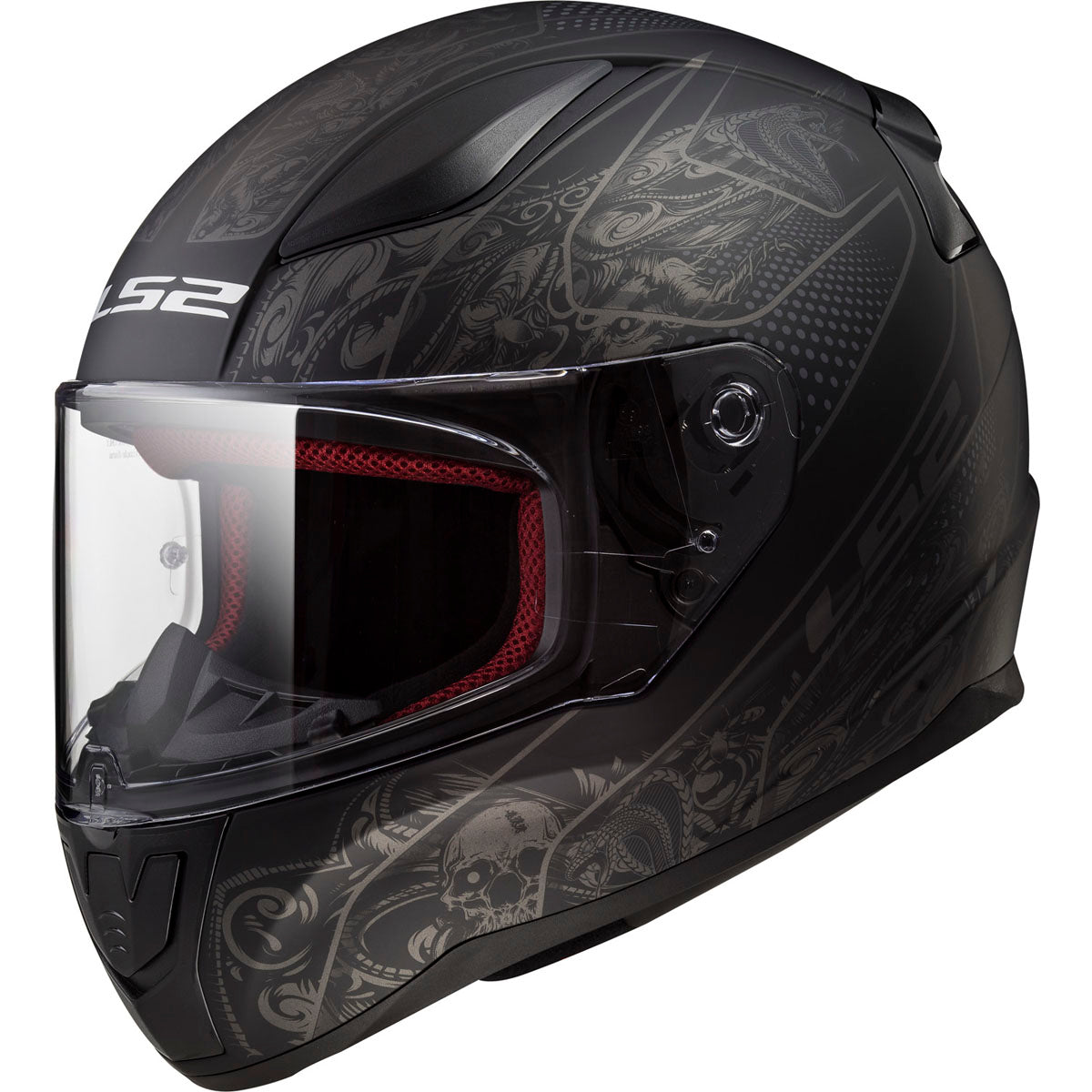 LS2 Rapid Crypt Helmet CLOSEOUT - Matte Black