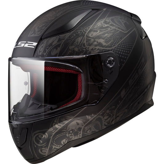 LS2 Rapid Crypt Helmet CLOSEOUT - Matte Black