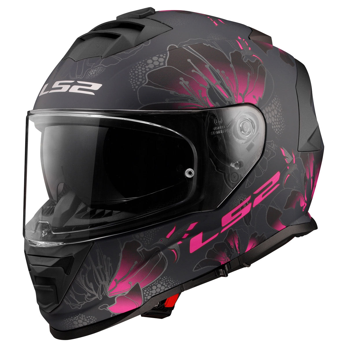 LS2 Assault Burst Helmet CLOSEOUT - Matte Black/Purple