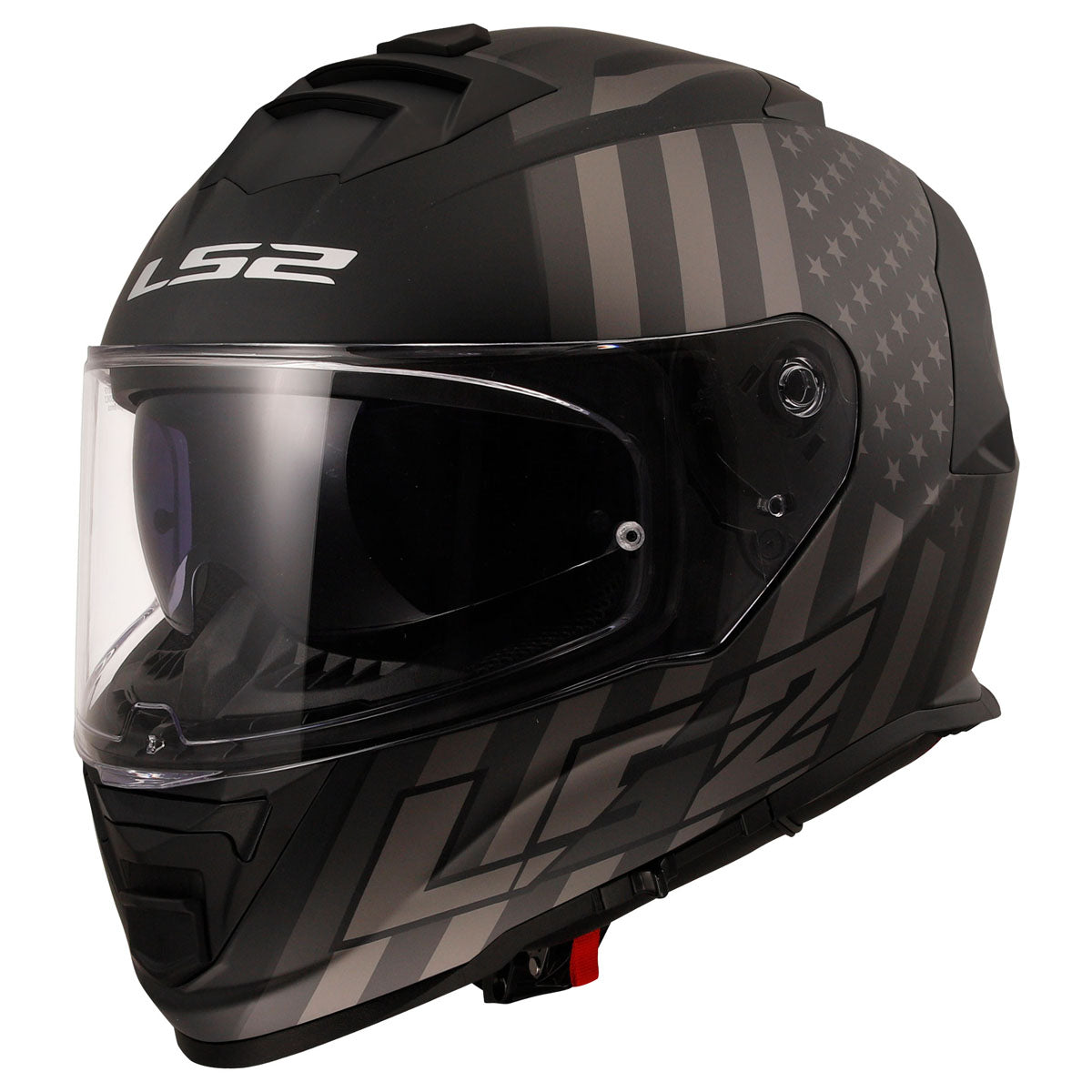 LS2 Assault Flag Helmet CLOSEOUT - Matte Black/Gray