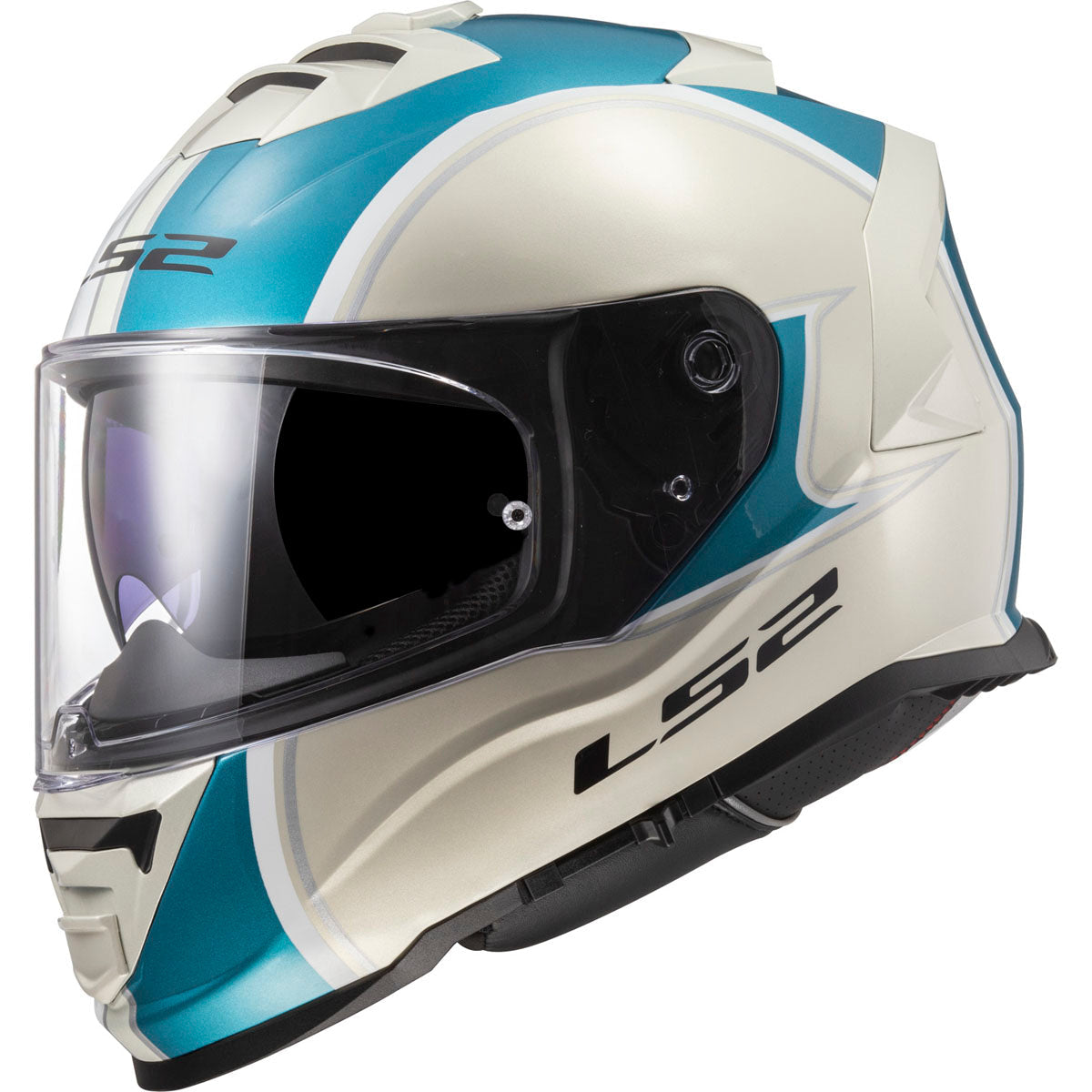 LS2 Assault Paragon Helmet CLOSEOUT - Paragon Metallis Khaki/Turquiose