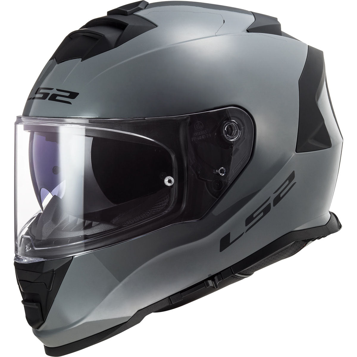 LS2 Assault Solid Helmet CLOSEOUT - Gloss Battleship Gray