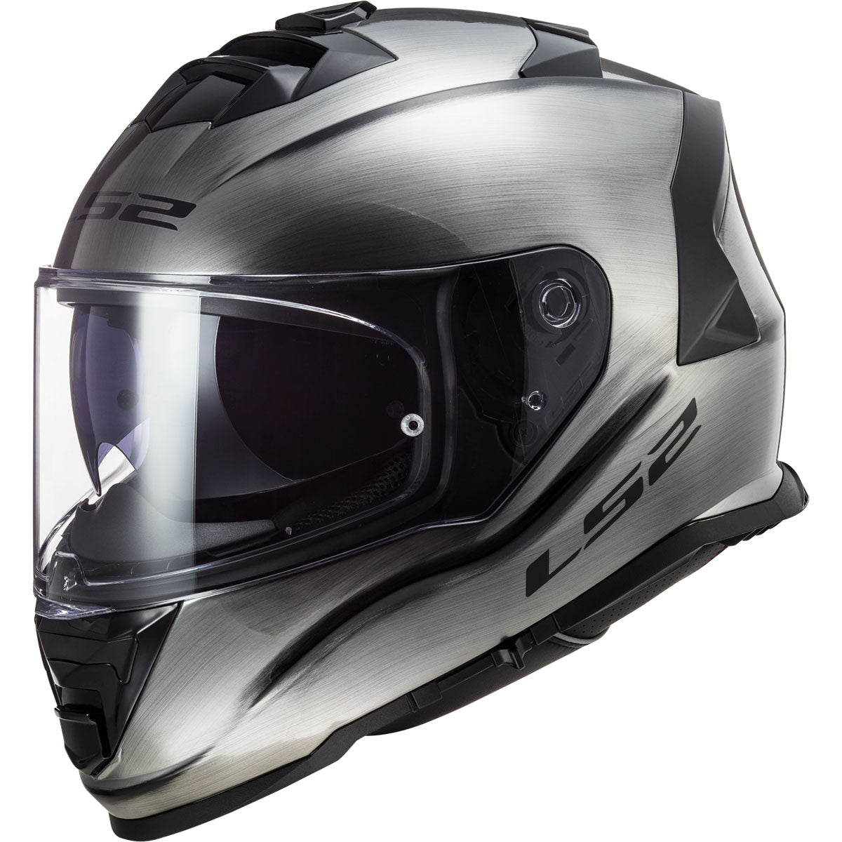 LS2 Assault Solid Helmet CLOSEOUT - Brushed Alloy