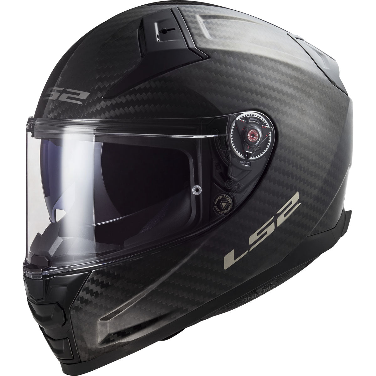 LS2 Citation II Carbon Solid Helmet CLOSEOUT - Gloss Carbon
