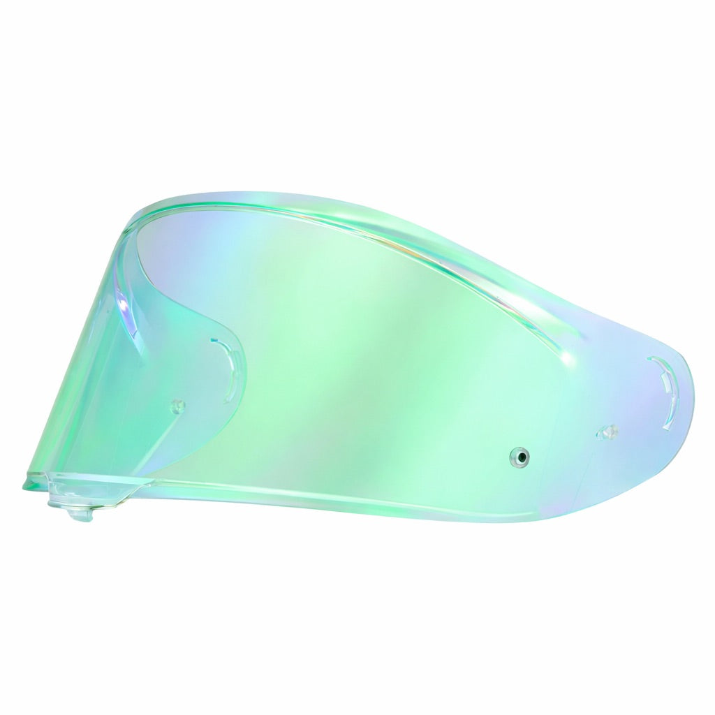 LS2 Dragon Carbon/Challenger II Light Electron Shield - Electron Iridium Green