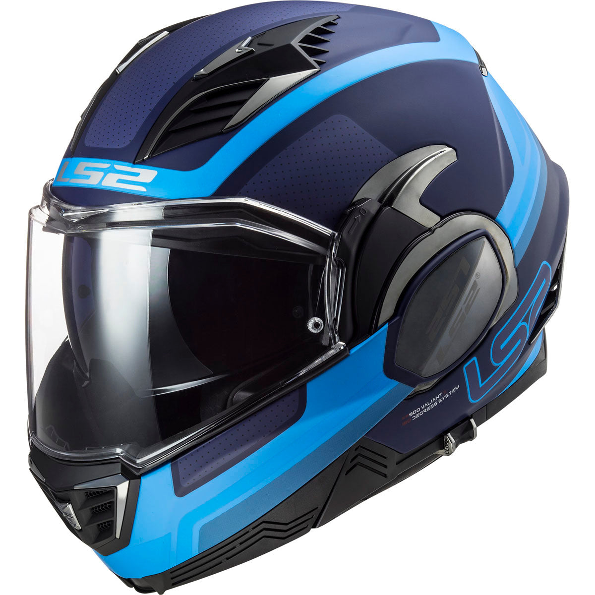 LS2 Valiant II Orbit Helmet CLOSEOUT - Matte Blue