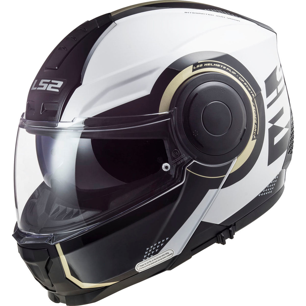 LS2 Horizon Arch Helmet CLOSEOUT - Gloss White/Gray