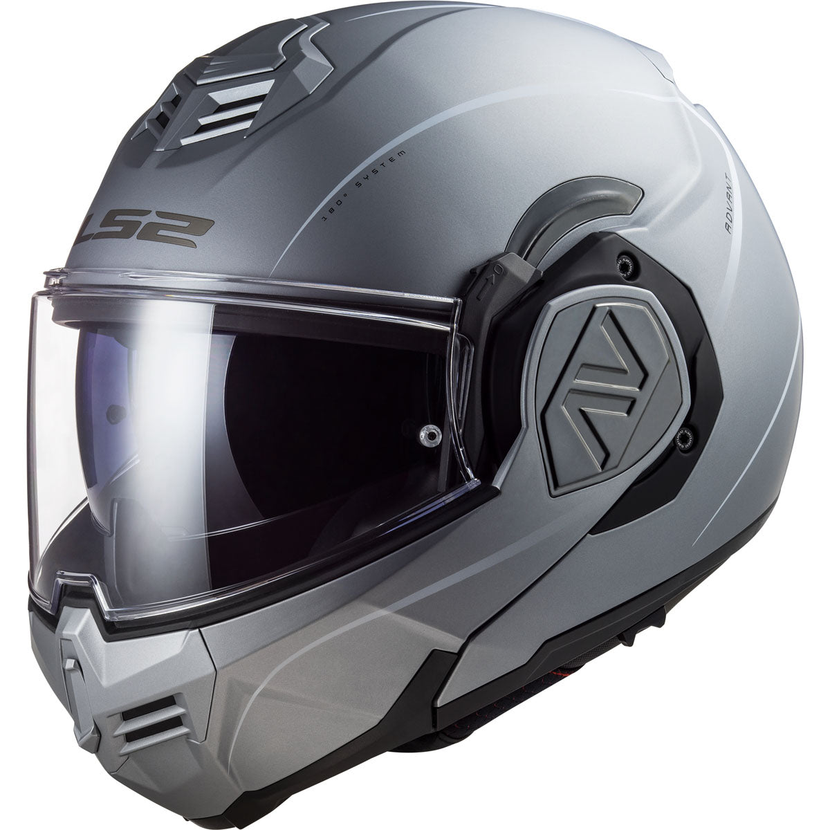 LS2 Advant Special Modular Helmet CLOSEOUT - Matte Silver