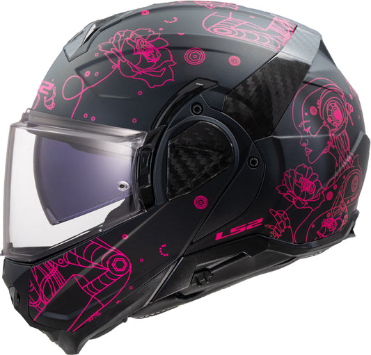 LS2 Advant II Sophia Helmet - Matte Black/Pink