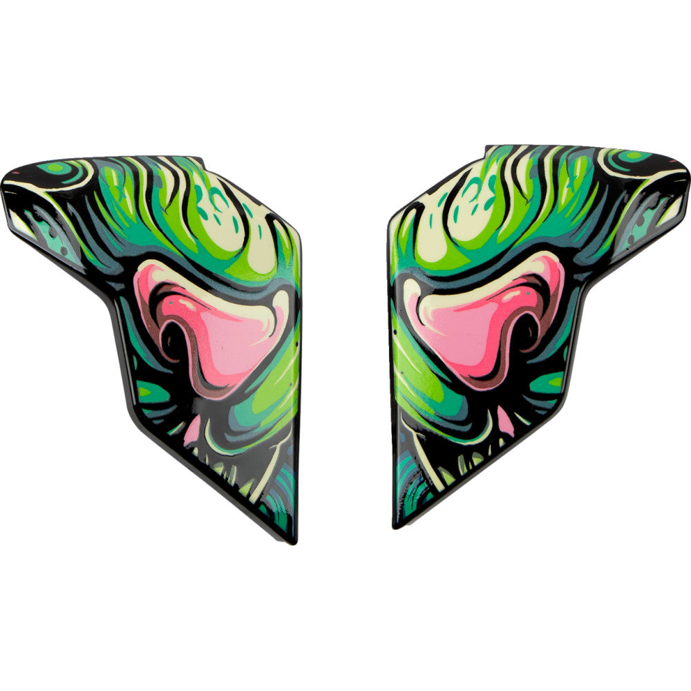 Icon Airflite Helmet Side Plates - CSF23 Blue