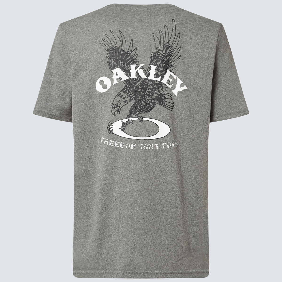 Oakley SI Freedome Isn't Free Tee - Athletic Heather Grey