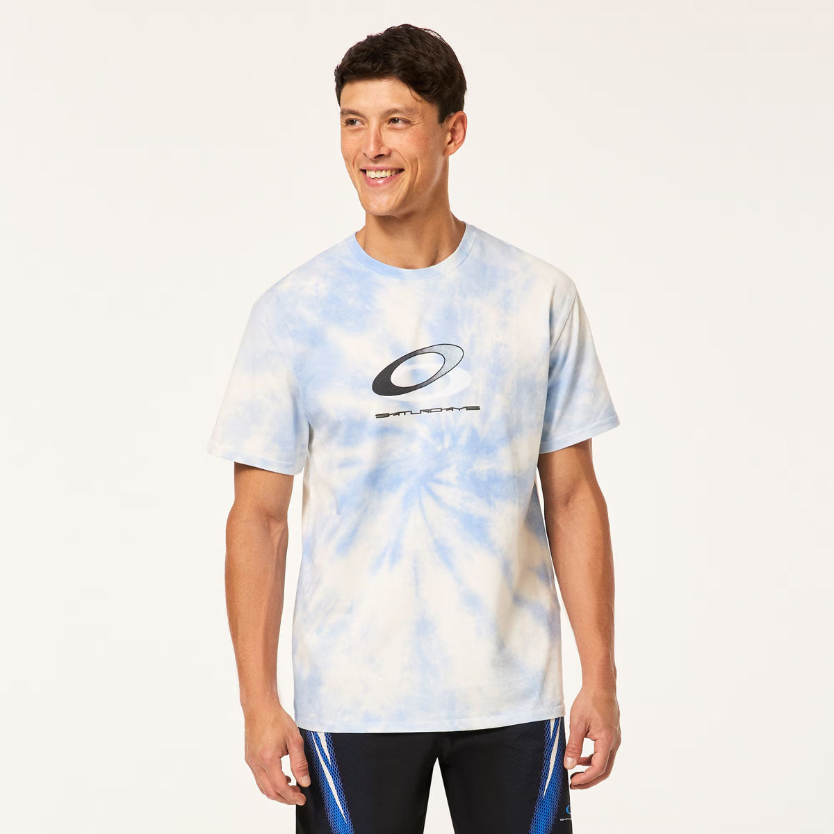 Saturdays NYC x Oakley Tee - Tie Dye Light Blue