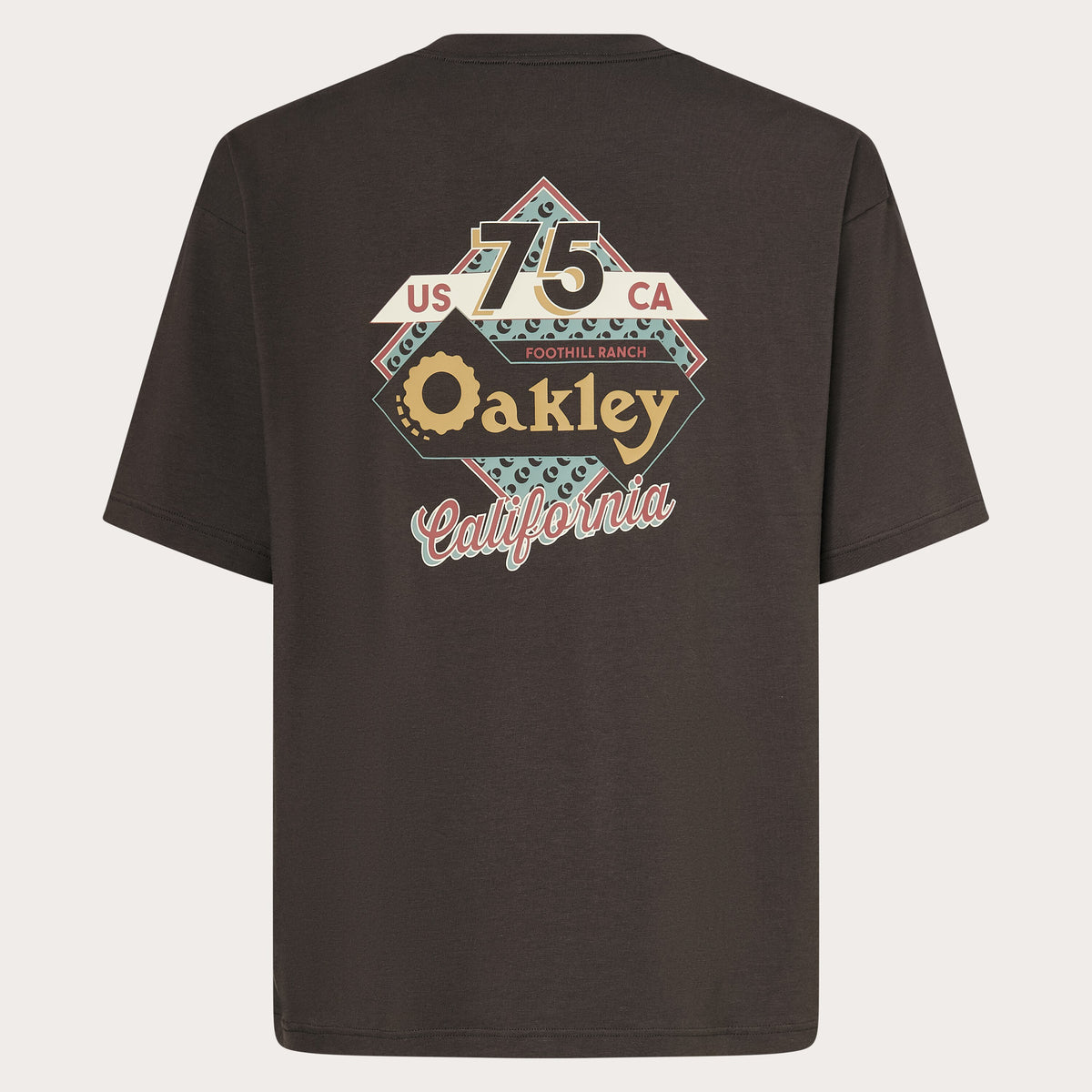 Oakley En New Retro Tee - Shadow/Black
