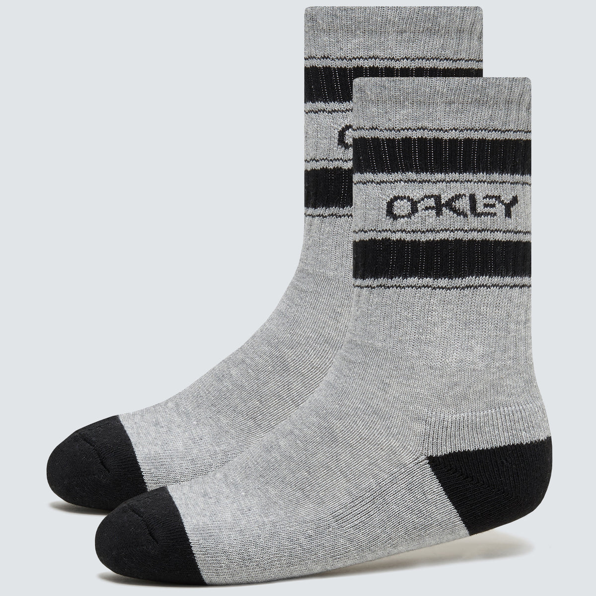 Oakley B1B Icon Socks - 3 Pack - New Granite Hthr