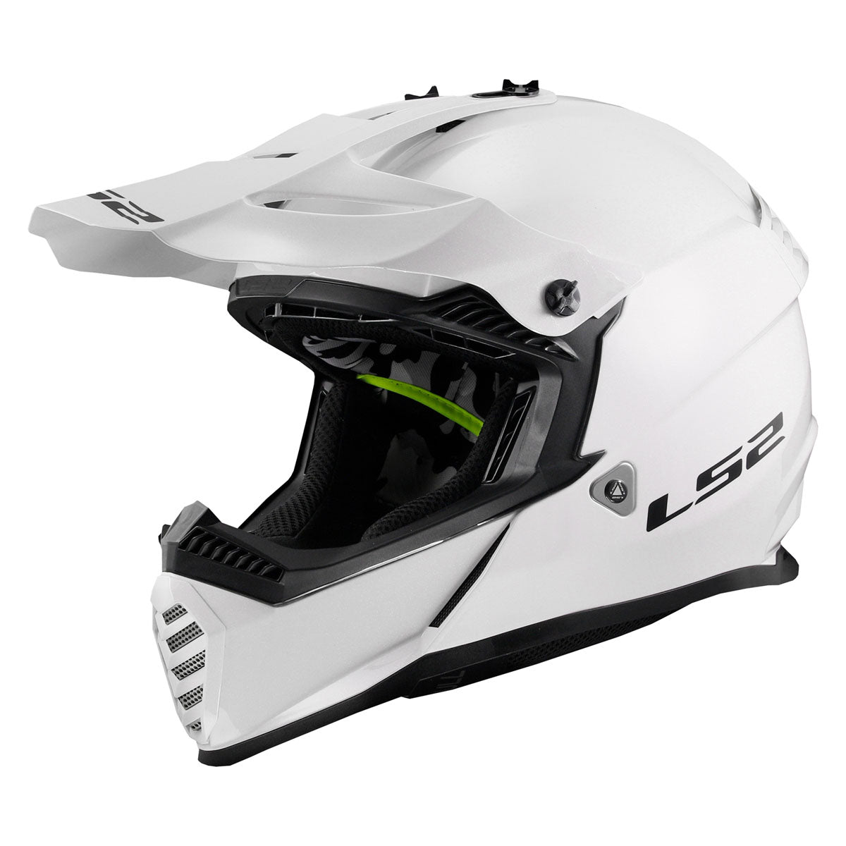 LS2 Gate Solid Helmet CLOSEOUT - Gloss White