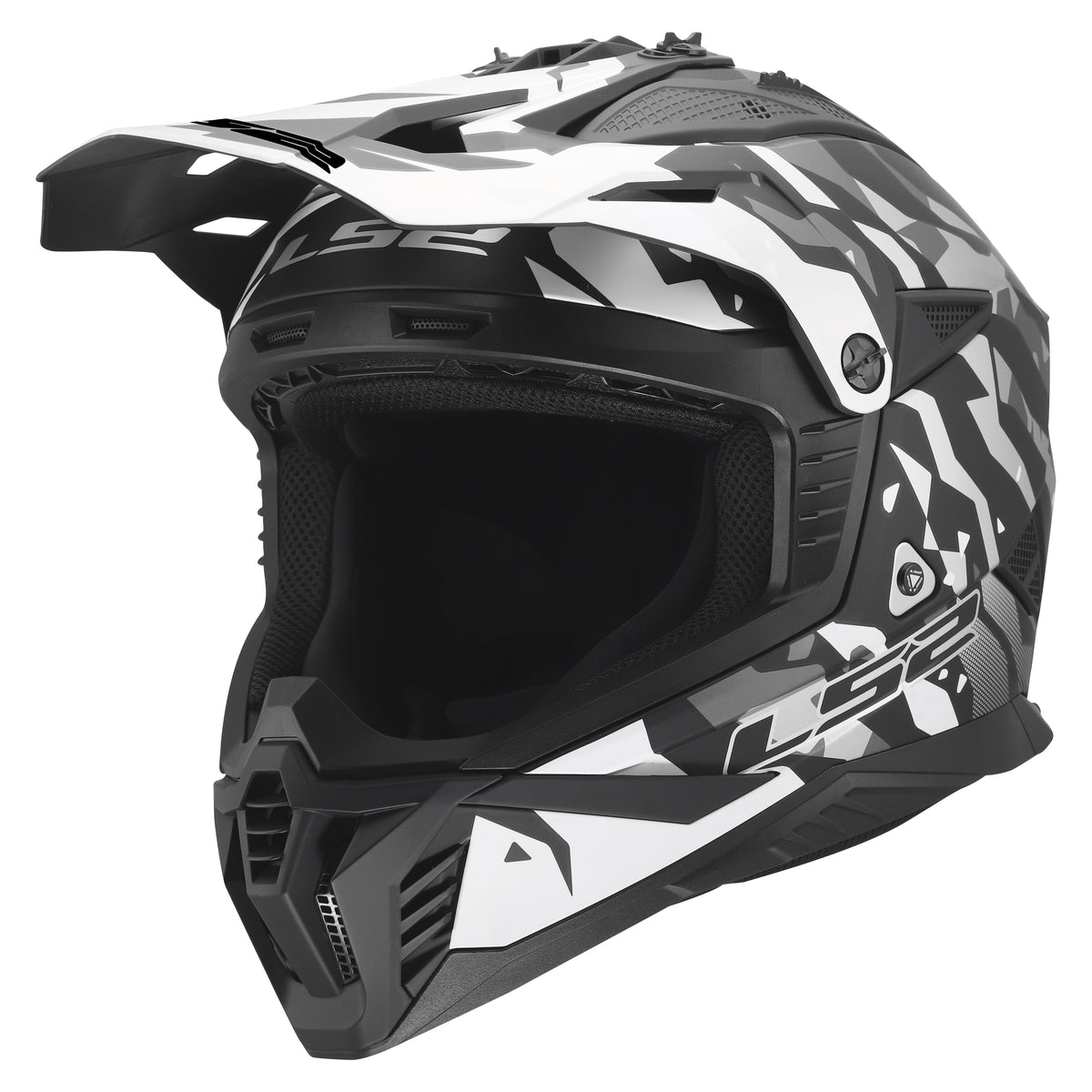 LS2 Gate II Electra Helmets - Matte Black/Gray