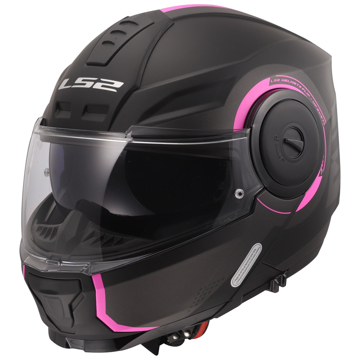 LS2 Horizon II Arch Helmets - Matte Titanium/Pink