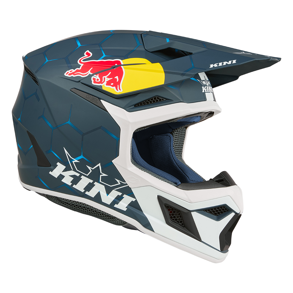 O'Neal MX3 Kini Red Bull 1.0 Helmet - Blue/White