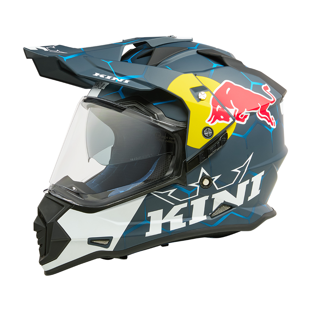 Kini Red Bull ADV 1.0 Helmet - Blue/White