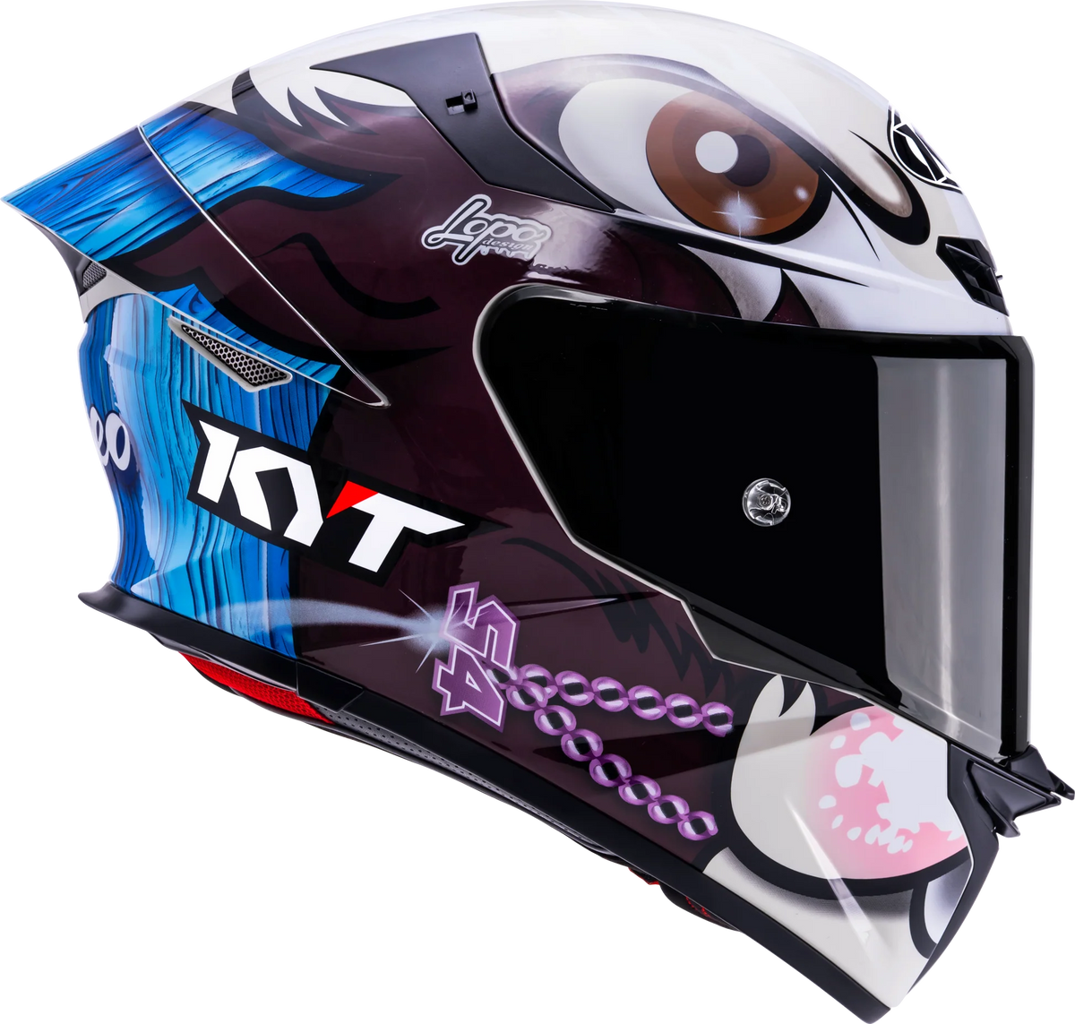 KYT TT-REVO Riccardo Rossi Catalan Replica Helmet