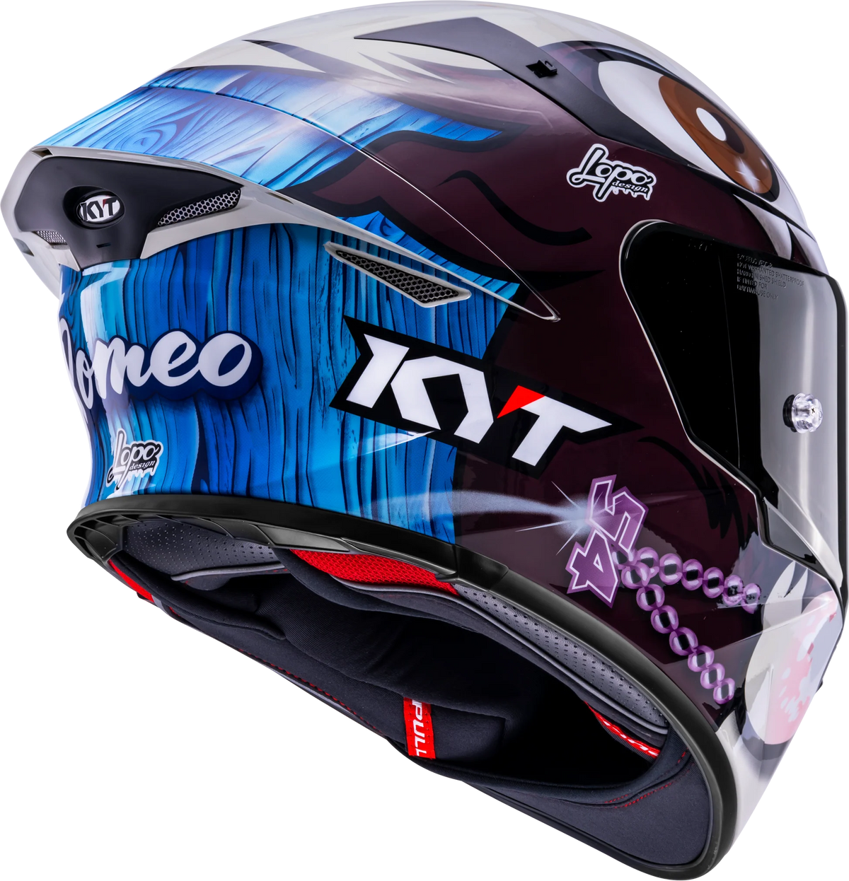 KYT TT-REVO Riccardo Rossi Catalan Replica Helmet