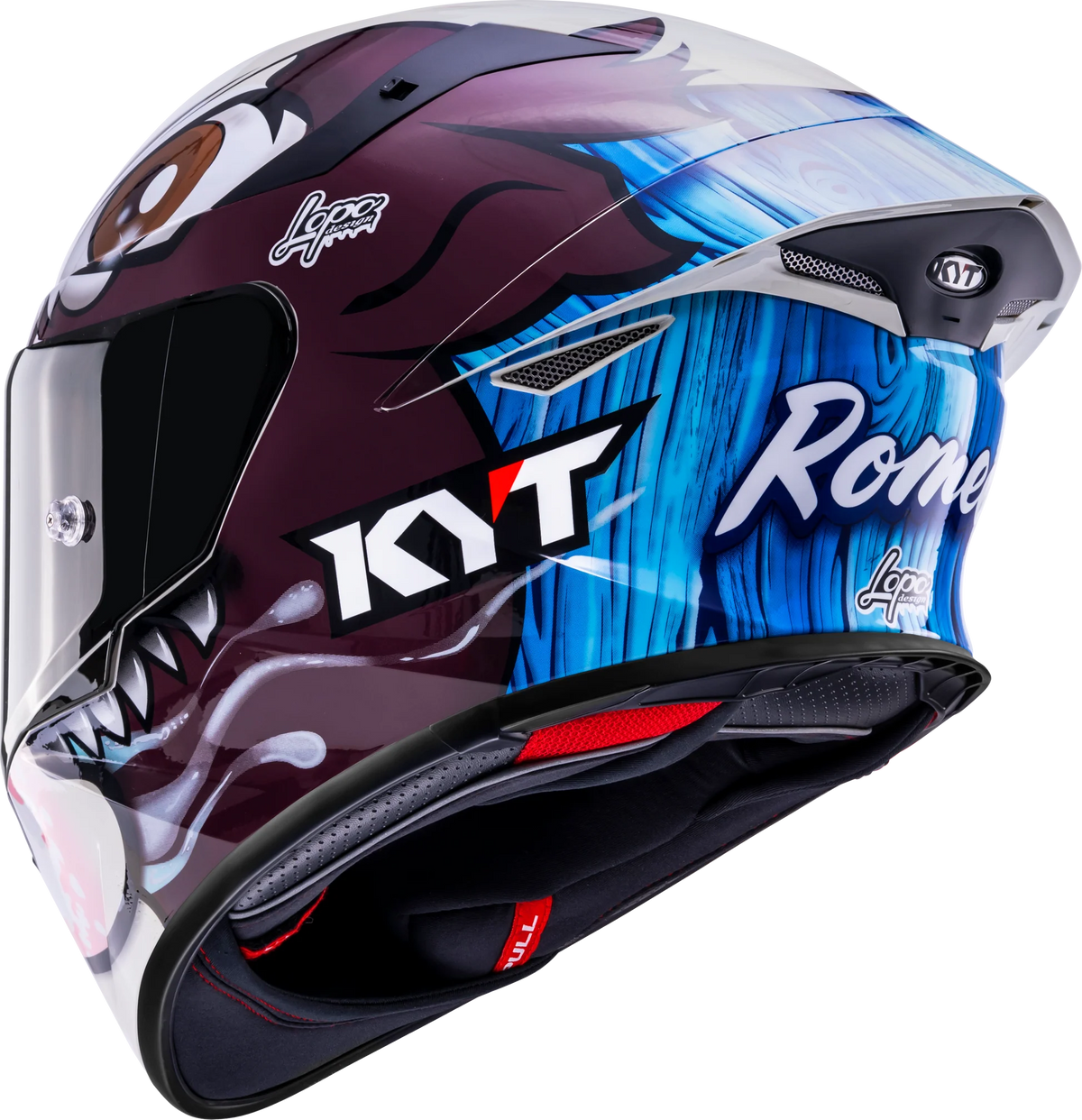 KYT TT-REVO Riccardo Rossi Catalan Replica Helmet