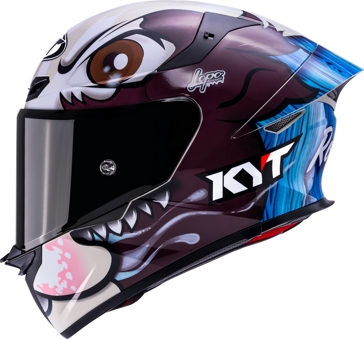 KYT TT-REVO Riccardo Rossi Catalan Replica Helmet - Riccardo Rossi Catalan Replica