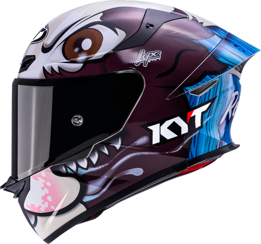 KYT TT-REVO Riccardo Rossi Catalan Replica Helmet - Riccardo Rossi Catalan Replica