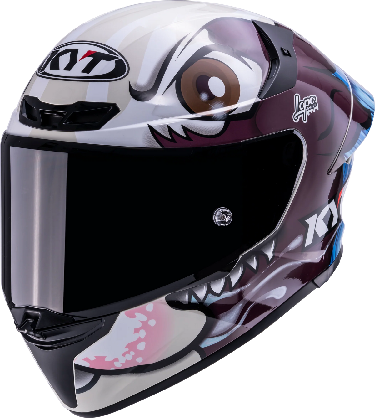 KYT TT-REVO Riccardo Rossi Catalan Replica Helmet