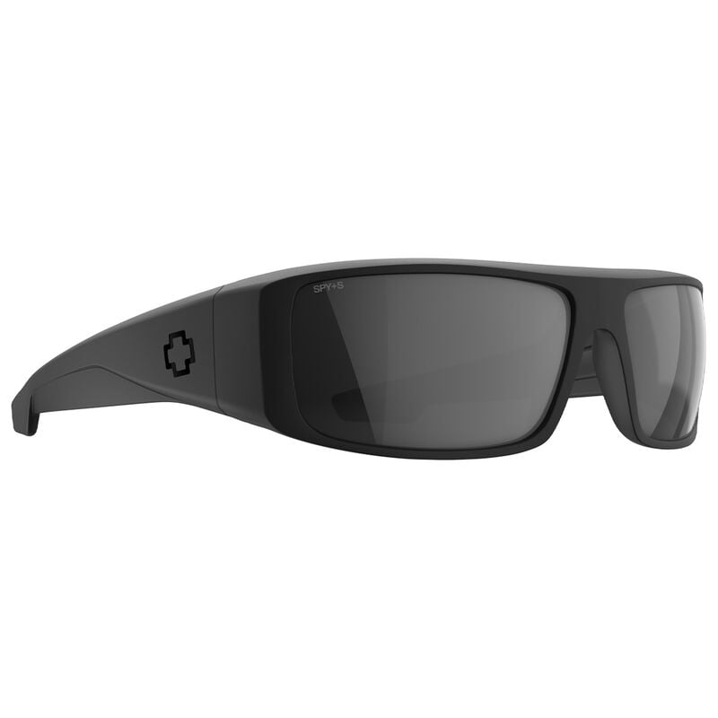 Spy Logan Sunglasses - ANSI Matte Black/Happy Gray Photochromic