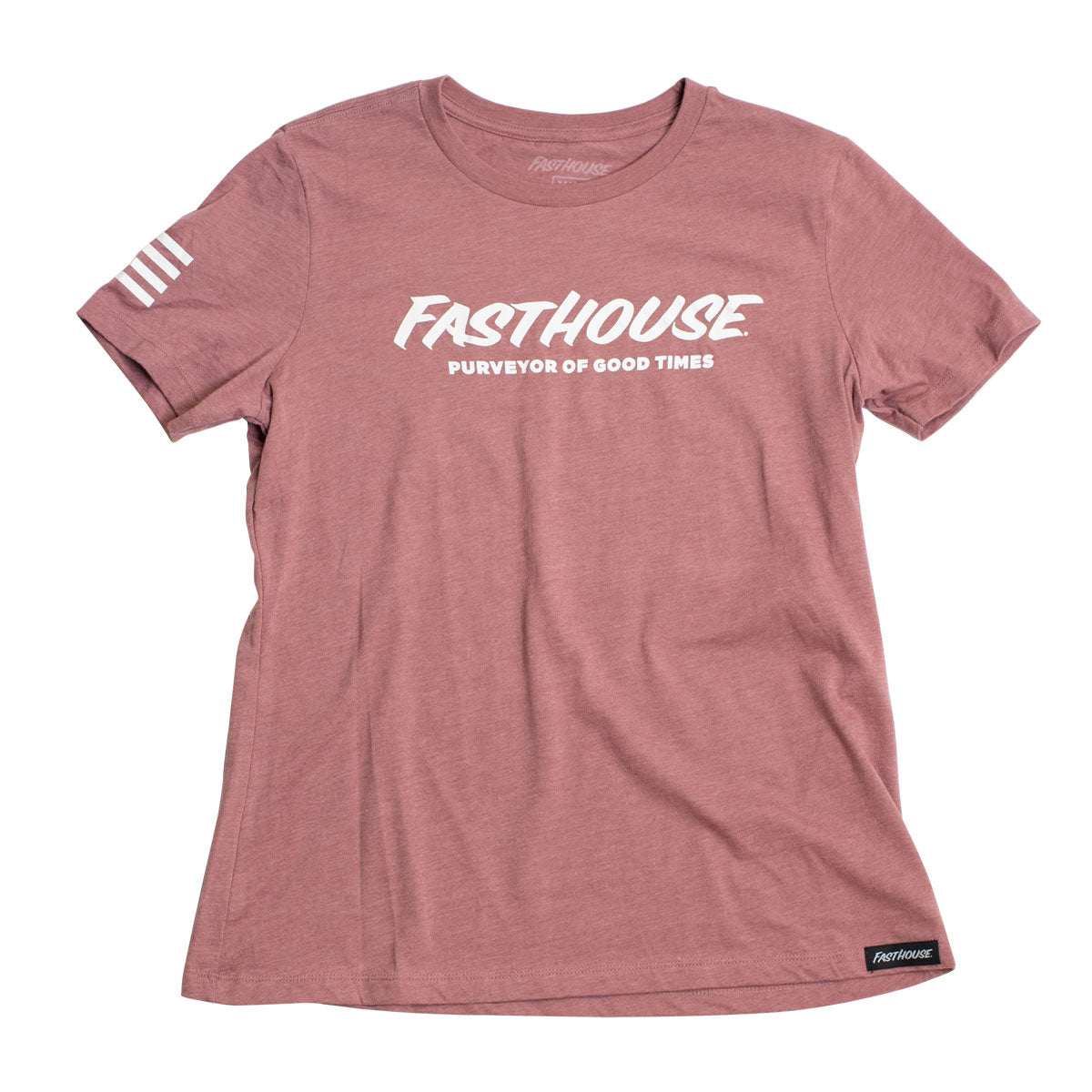 Fasthouse Womens Logo Tee - Heather Mauve