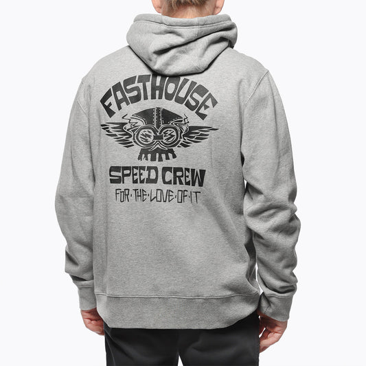 Fasthouse Love Of It Hooded Zip Fleece - Grey