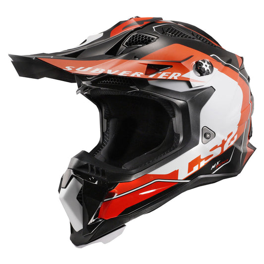 LS2 Subverter Evo Arched Helmet CLOSEOUT - Gloss Black/Yellow/Orange