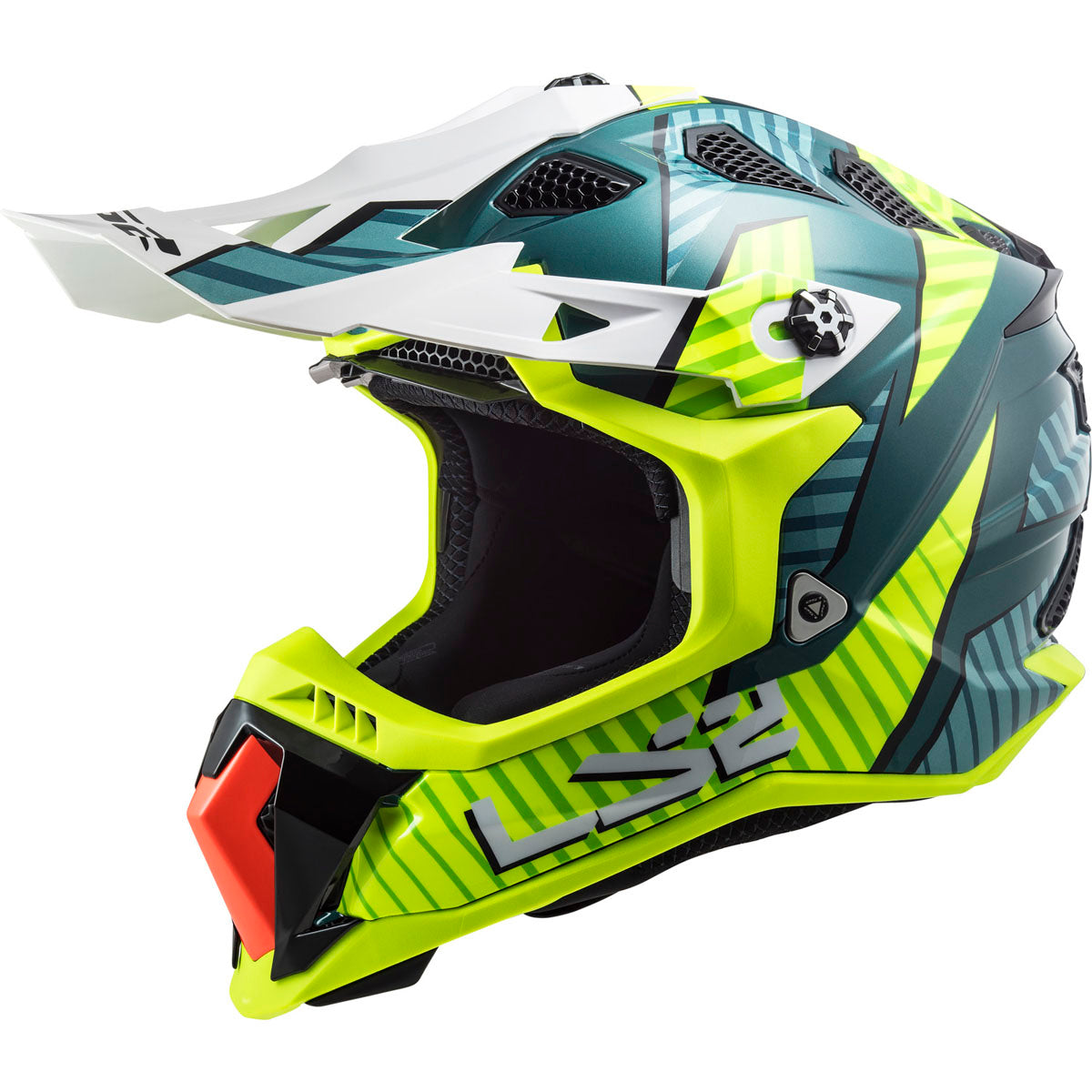 LS2 Subverter EVO Astro Helmet CLOSEOUT - Gloss Cobalt/Hi-Viz Yellow