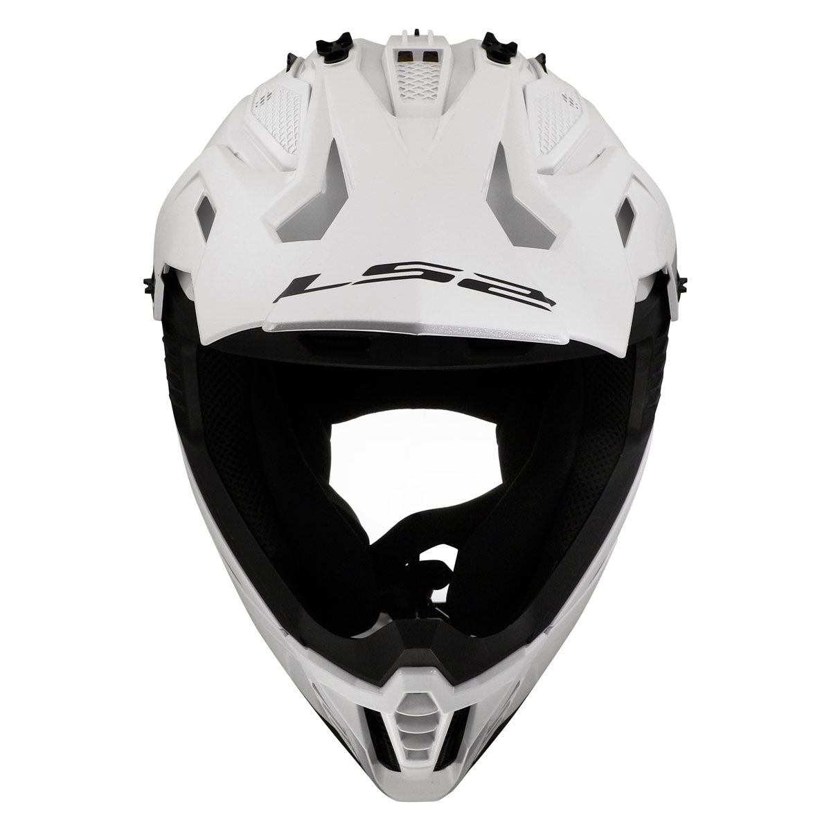 ls2 gate helmet LS2 Gate II Helmet Gloss White / XL