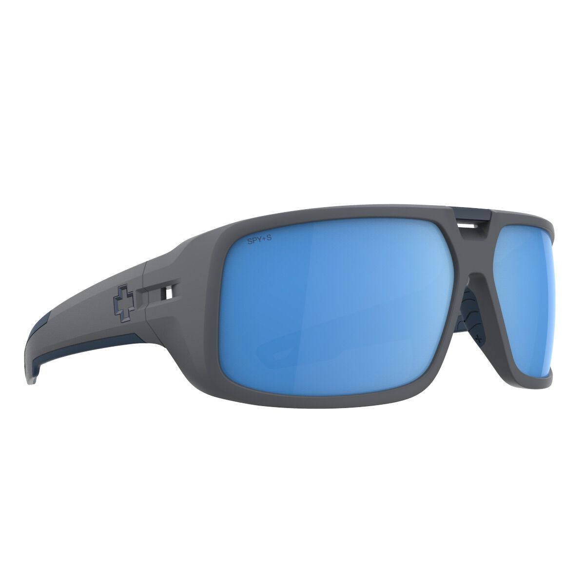 Spy Mainline Ansi Rx Polarized Sunglasses - Matte Gray/Happy Boost Polarized Ice Blue Mirror
