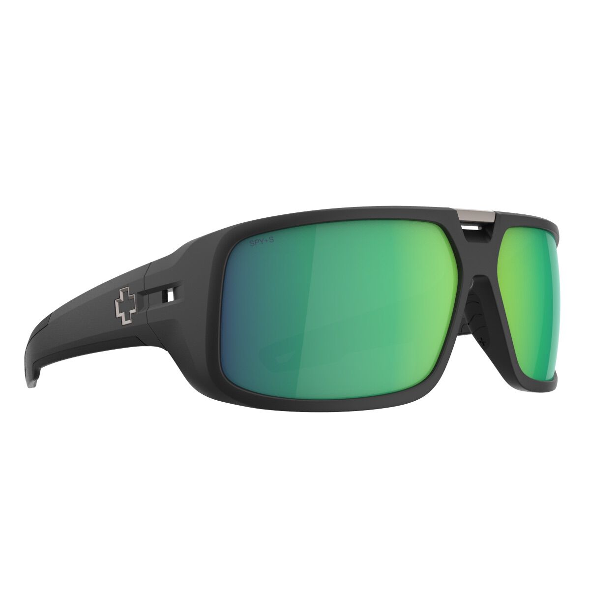 Spy Mainline Ansi Rx Polarized Sunglasses - Matte Black/Happy Bronze Polarized Green Mirror