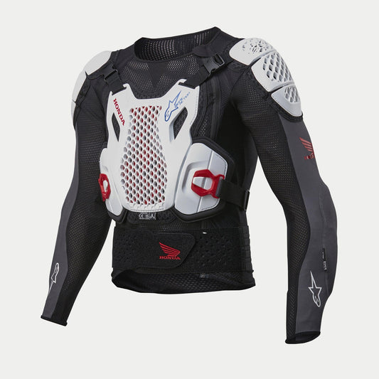 Alpinestars Honda Bionic Plus V2 Protection Jacket - Black/White/Blue/Bright Red