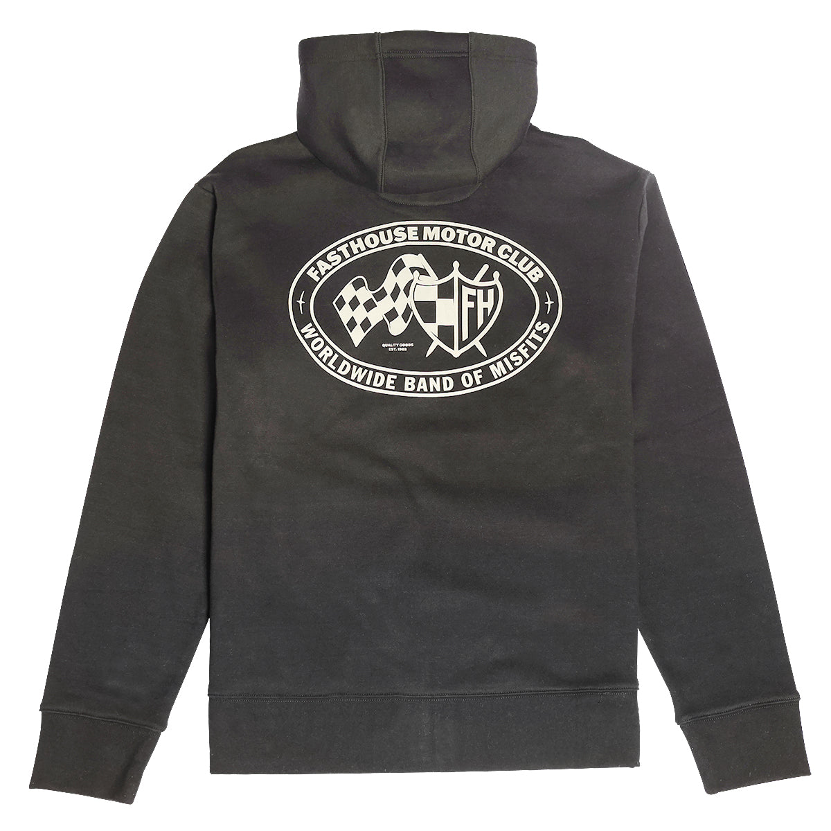 Fasthouse Mod Hoodie Zipup Fleece Black
