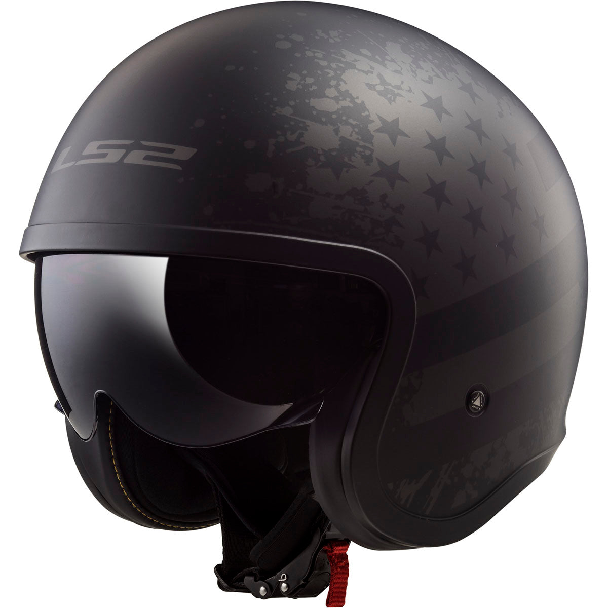 LS2 Spitfire Black Flag Helmet - Matte Black
