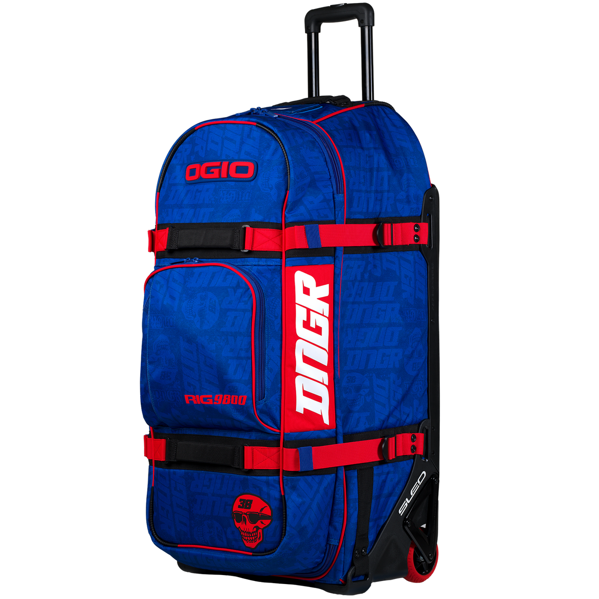 ogio gear bag Ogio Rig 9800 Wheeled Gear Bag DNGR Deep Blue