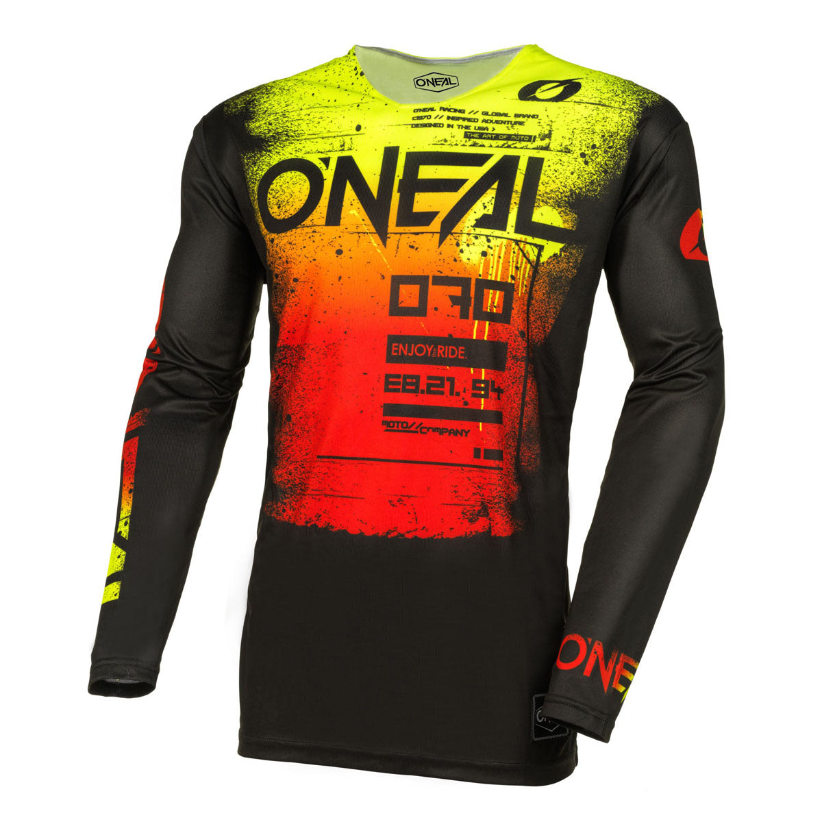 O'Neal Youth Mayhem Jersey Scarz - Black/Red