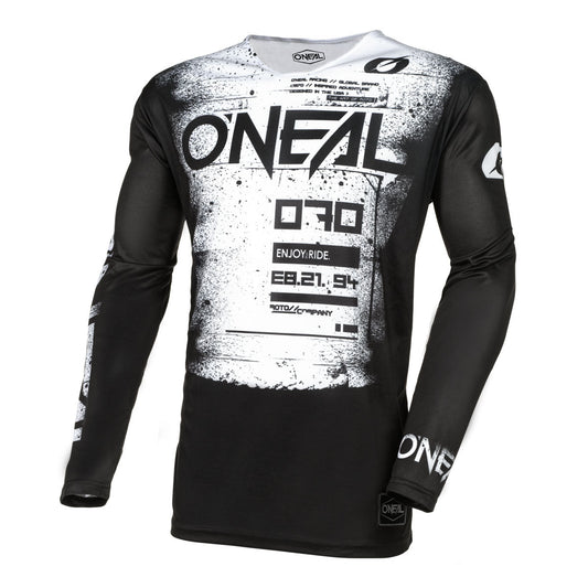 O'Neal Youth Mayhem Jersey Scarz - Black/White