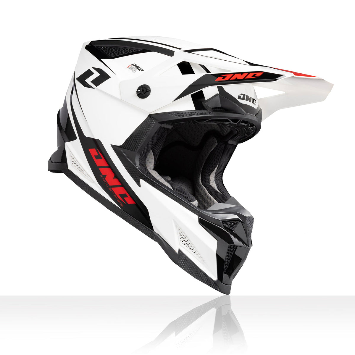 One Industries X297 Helmet - Tazer - White/Red