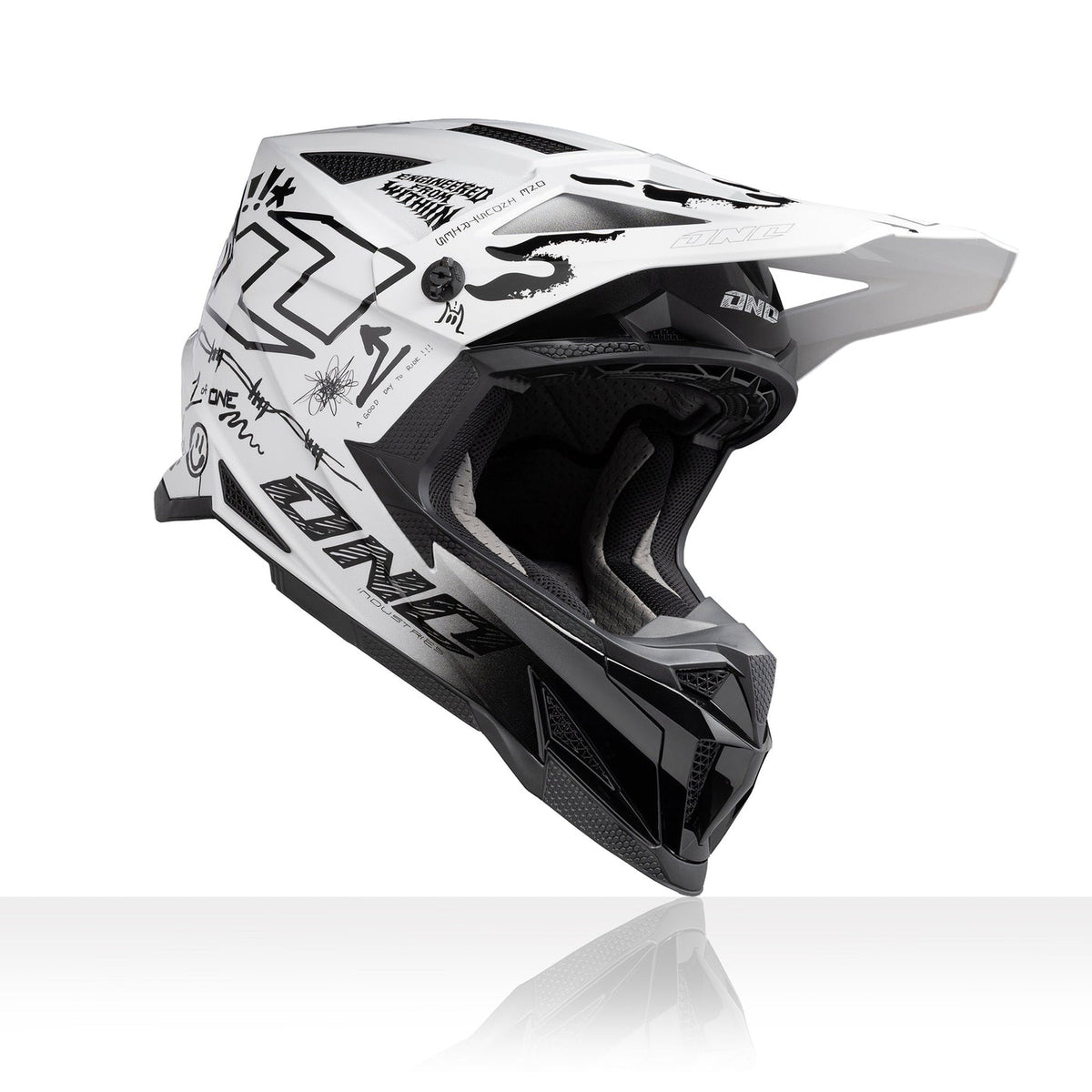 One Industries X297 Helmet - Prowler - Black/Gold