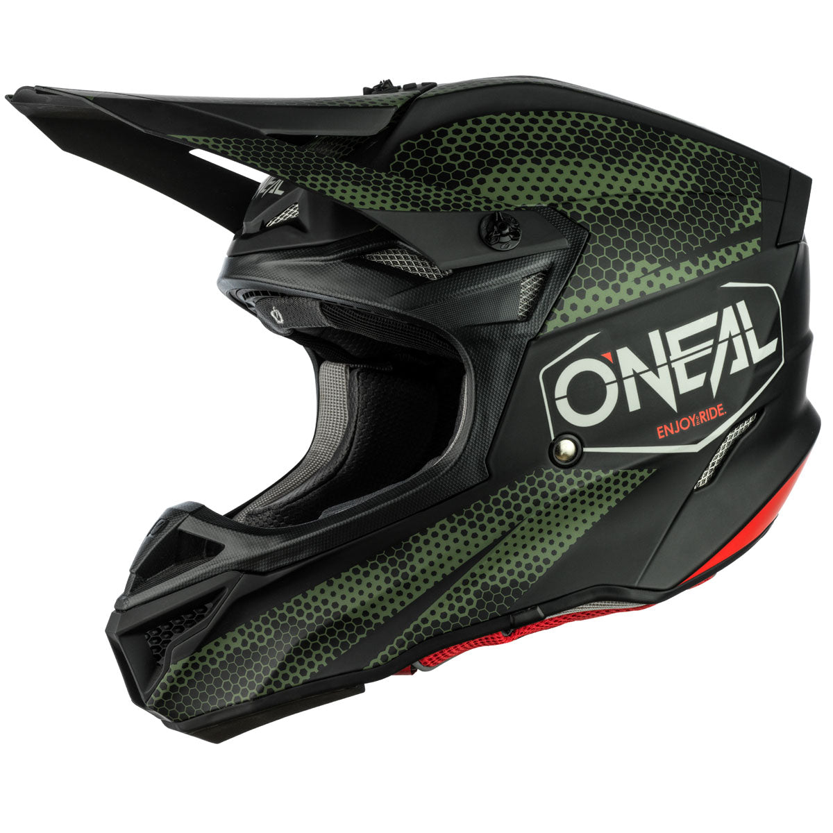O'Neal 5 Series Covert Helmet (CLOSEOUT) - Black/Green