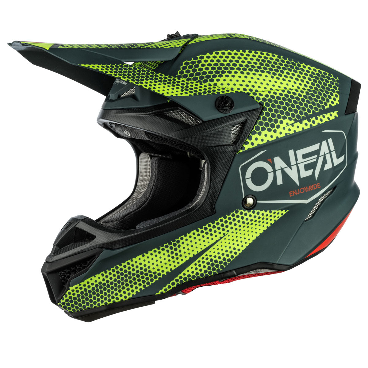 O'Neal 5 Series Covert Helmet (CLOSEOUT) - Char/Neon