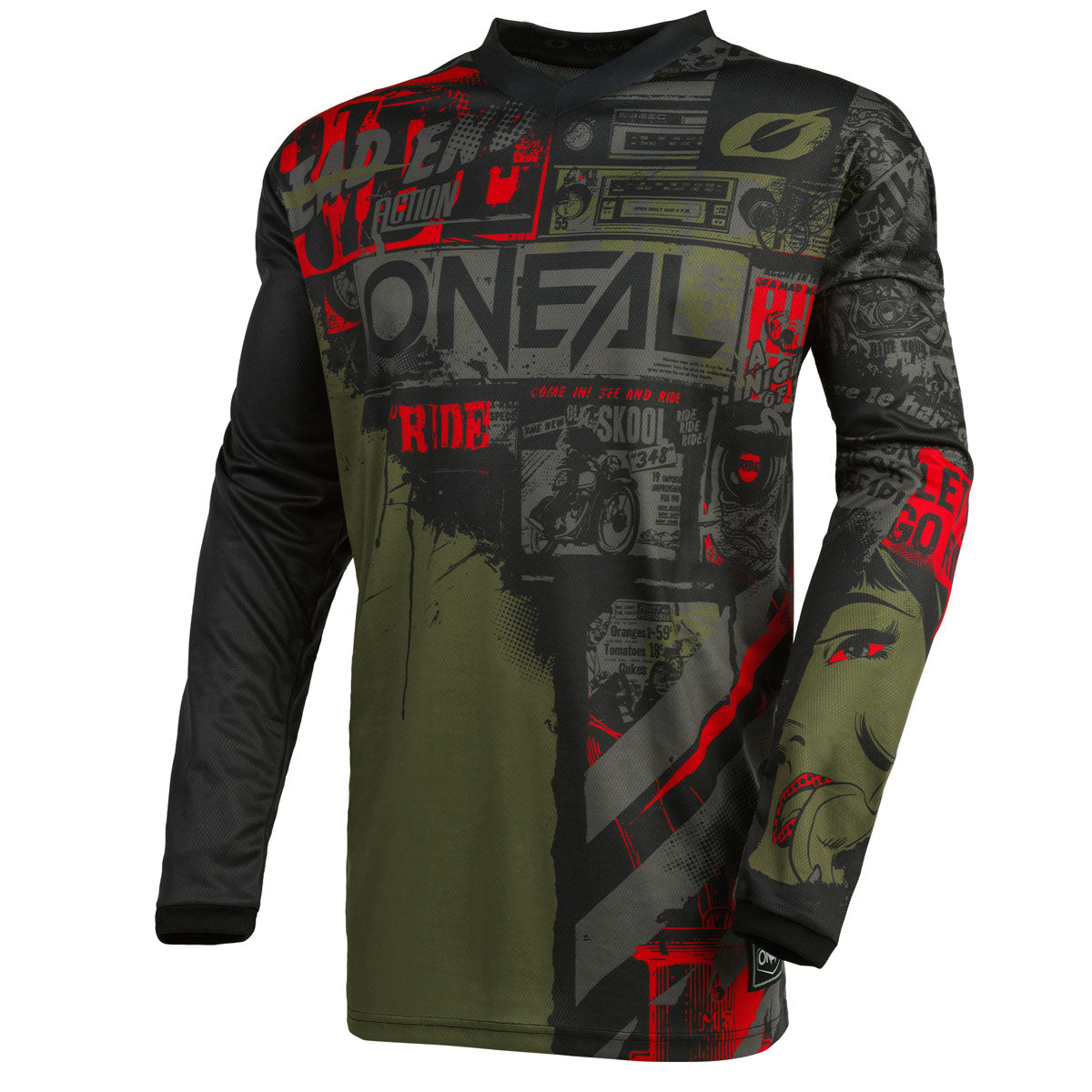 O'Neal Element Ride Jersey (CLOSEOUT) - Black/Green