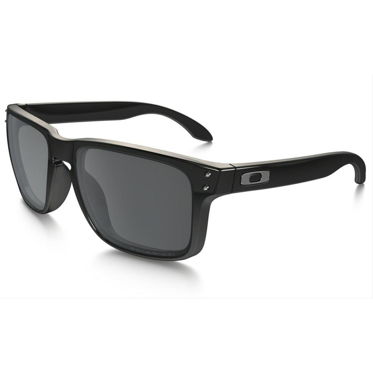 Oakley Holbrook Asian Fit Sunglasses - Polished Black / Black Iridium Polarized Lens - OO9244-02 - Polished Black/Black Iridium Polarized