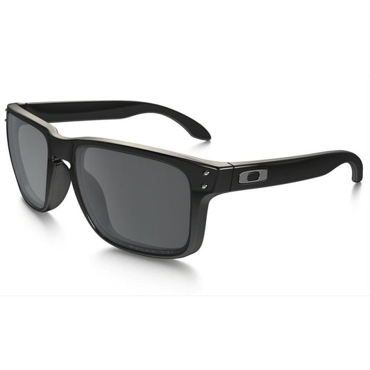 Oakley Holbrook Asian Fit Sunglasses - Polished Black / Black Iridium Polarized Lens - OO9244-02 - Polished Black/Black Iridium Polarized